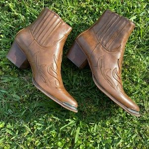 Women’s Brown Ankle Boots Size 10